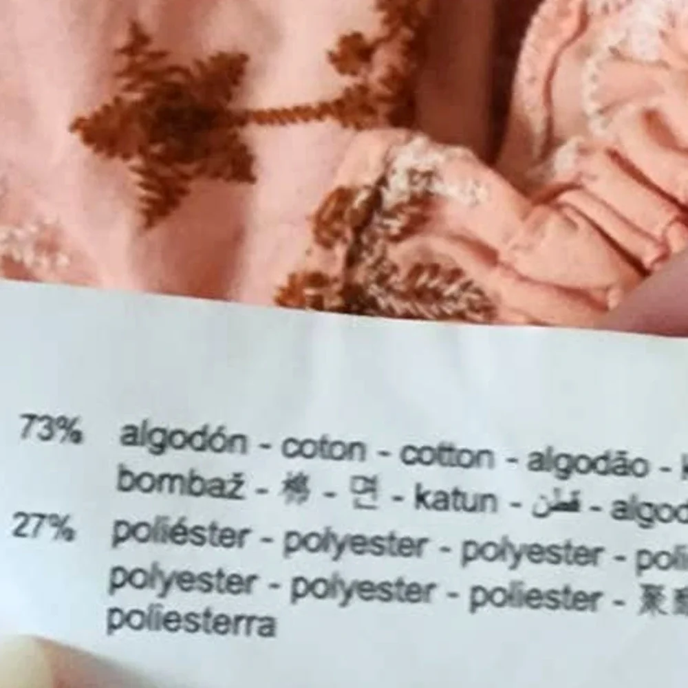 Zara Embroidered Voluminous Crop Top in Salmon - Picture 12 of 14